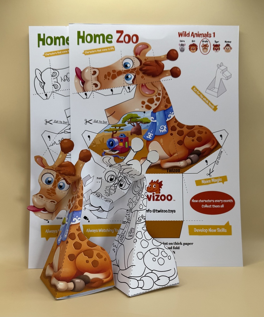 Twizoo Giraffe 3D print & play