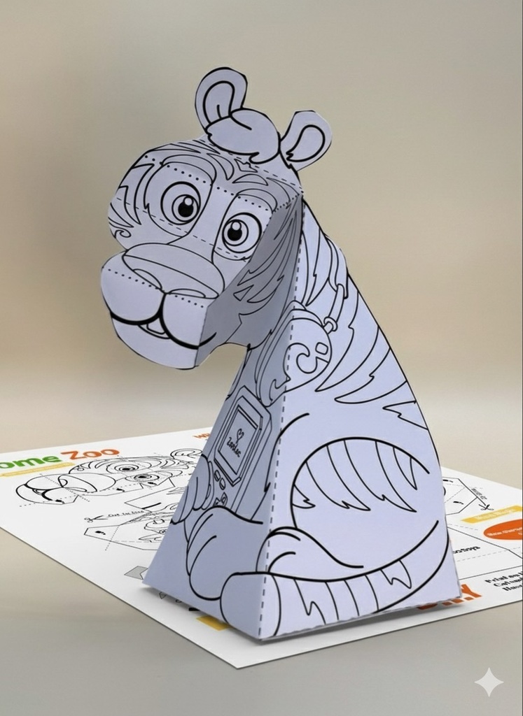 Twizoo Tiger 3D print & play