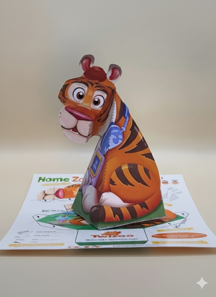 Twizoo Tiger 3D print & play