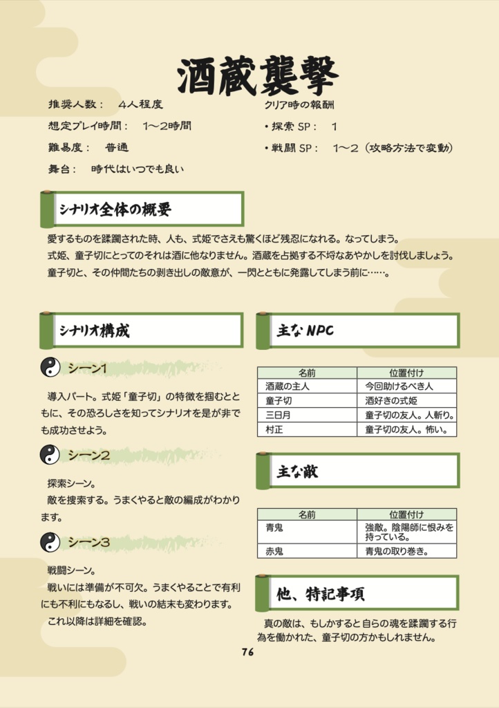 二次創作式姫TRPG『とこしえの縁』