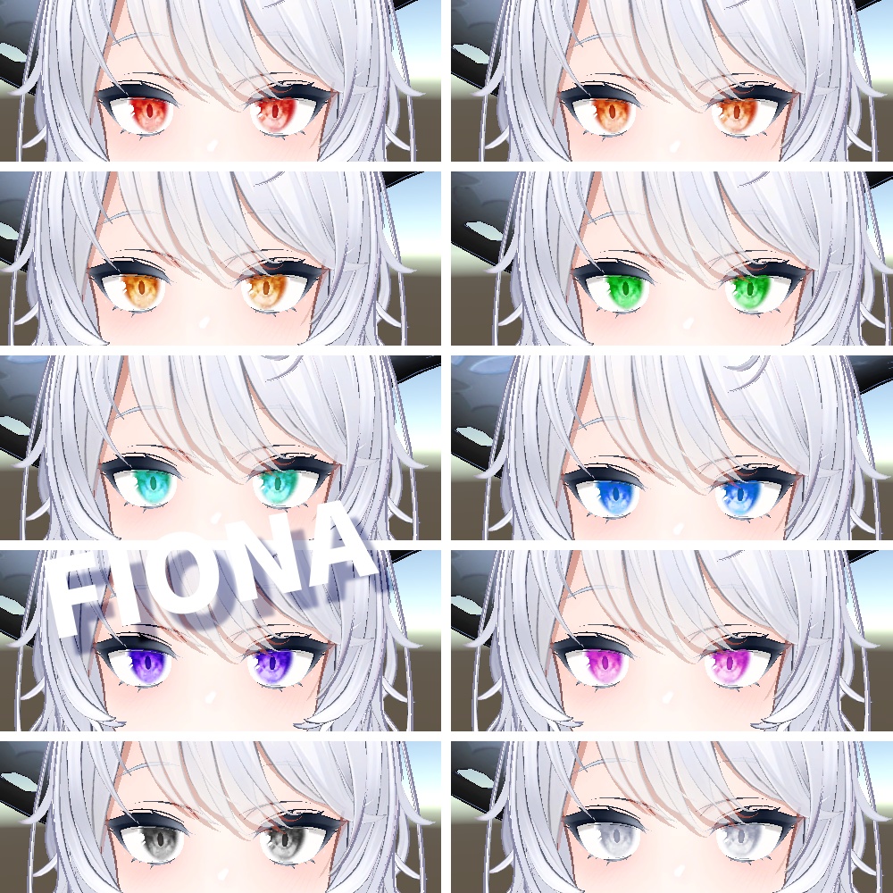 【複数アバター対応】jem_eye【アイテクスチャ】