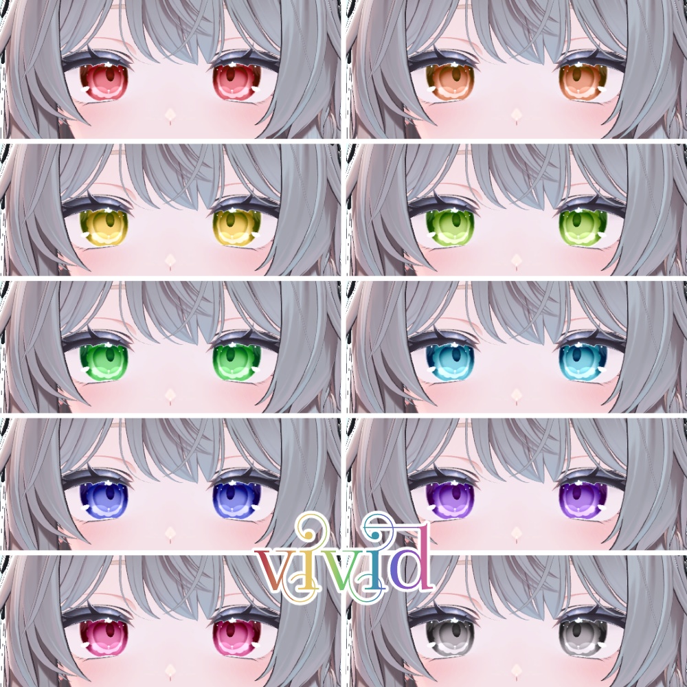 【しなの対応】flower eye【アイテクスチャ】