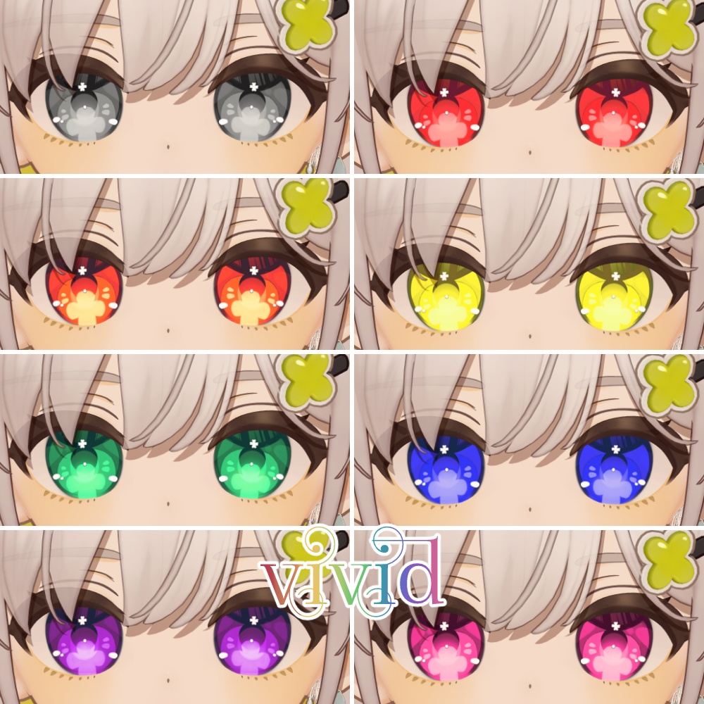 【しらつめ対応】clovereye🍀【アイテクスチャ】