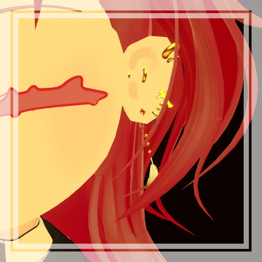 【VRC想定】はねぴあす【アクセサリー】