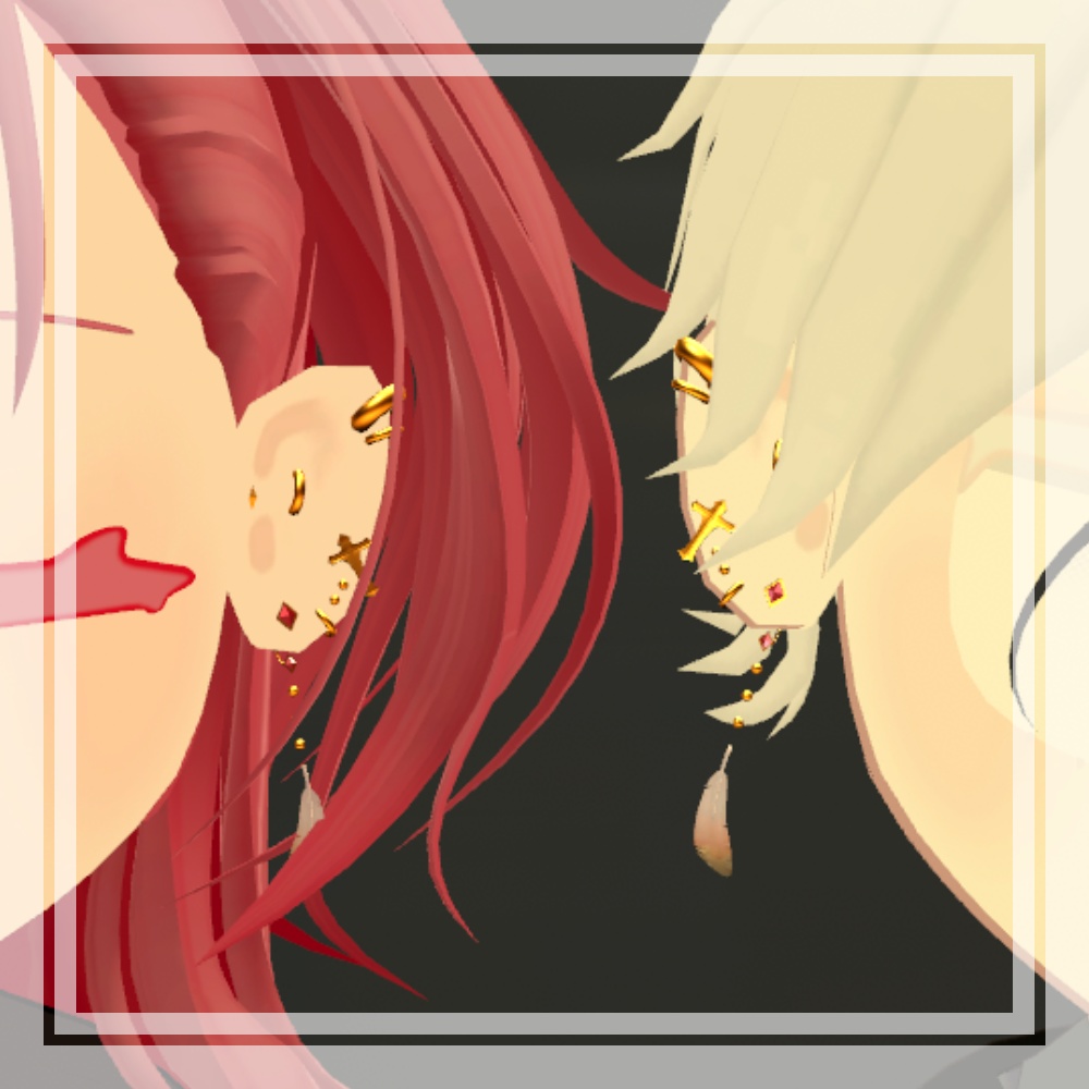 【VRC想定】はねぴあす【アクセサリー】