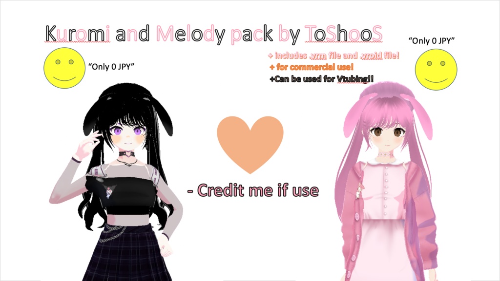 Kuromi And Melody Pack