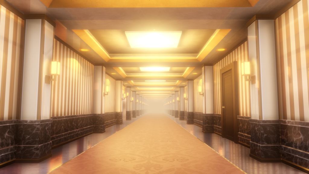 Anime Style Corridor