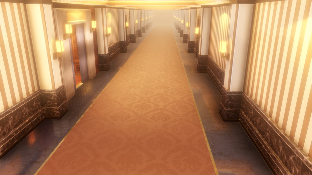 Anime Style Corridor