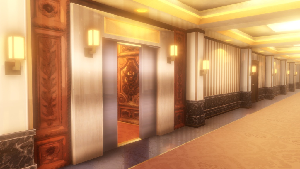 Anime Style Corridor