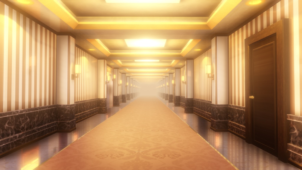 Anime Style Corridor
