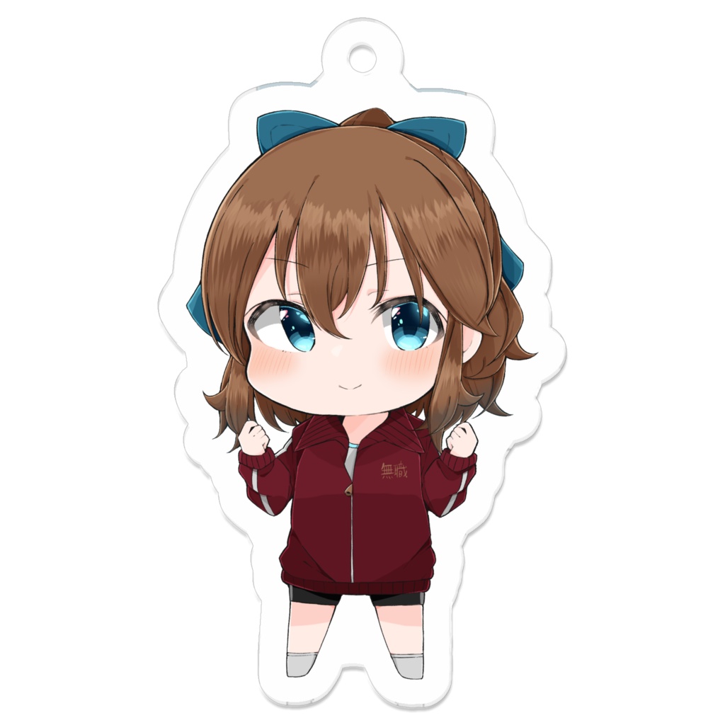 無ロちゃんのアクキー(50×50mm)