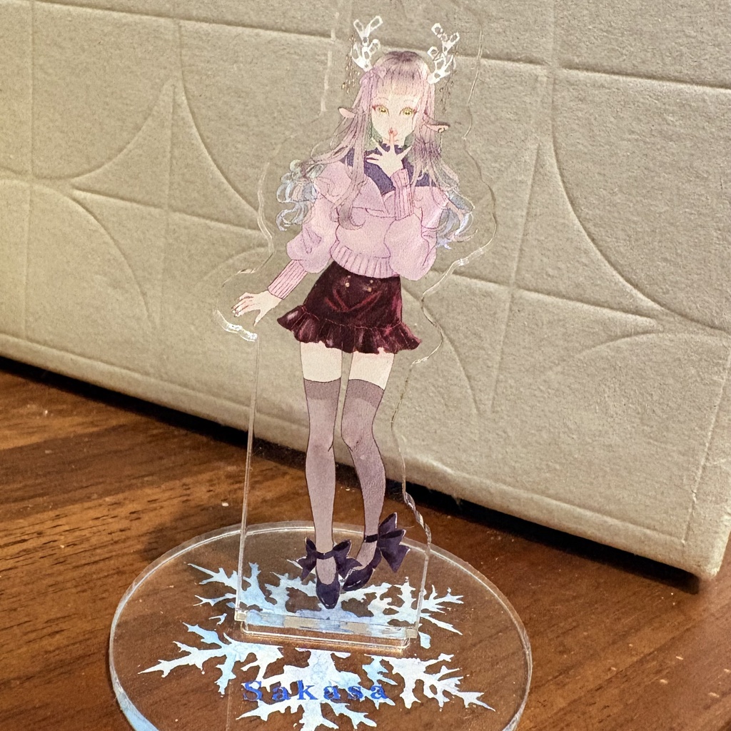 冬さかさアクリルフィギュア