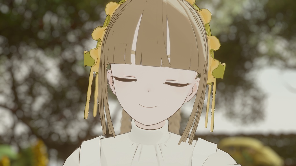 3Dmodel/りんごのヘッドドレス