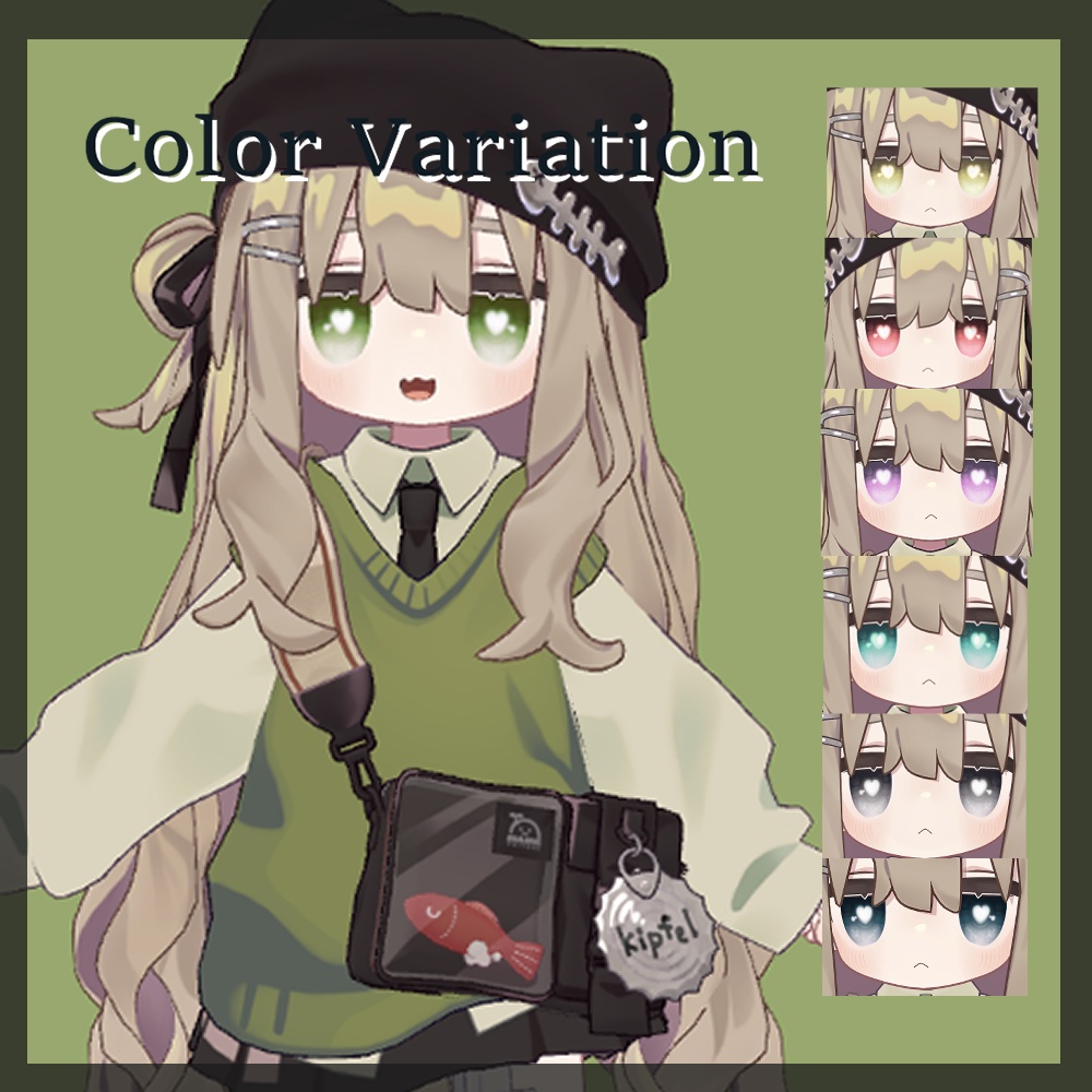 【7アバター対応】♡heart eyetexture♡