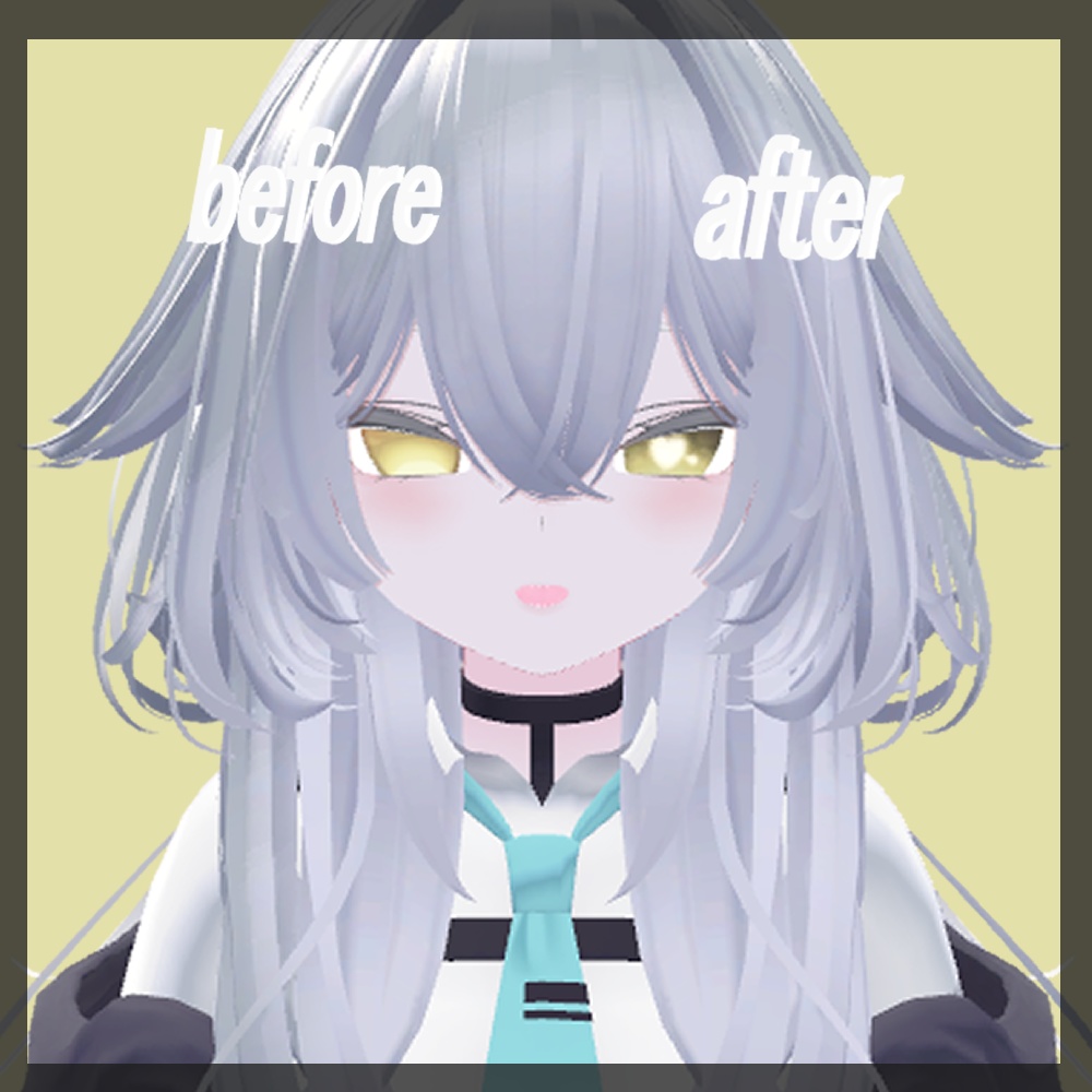 【7アバター対応】♡heart eyetexture♡