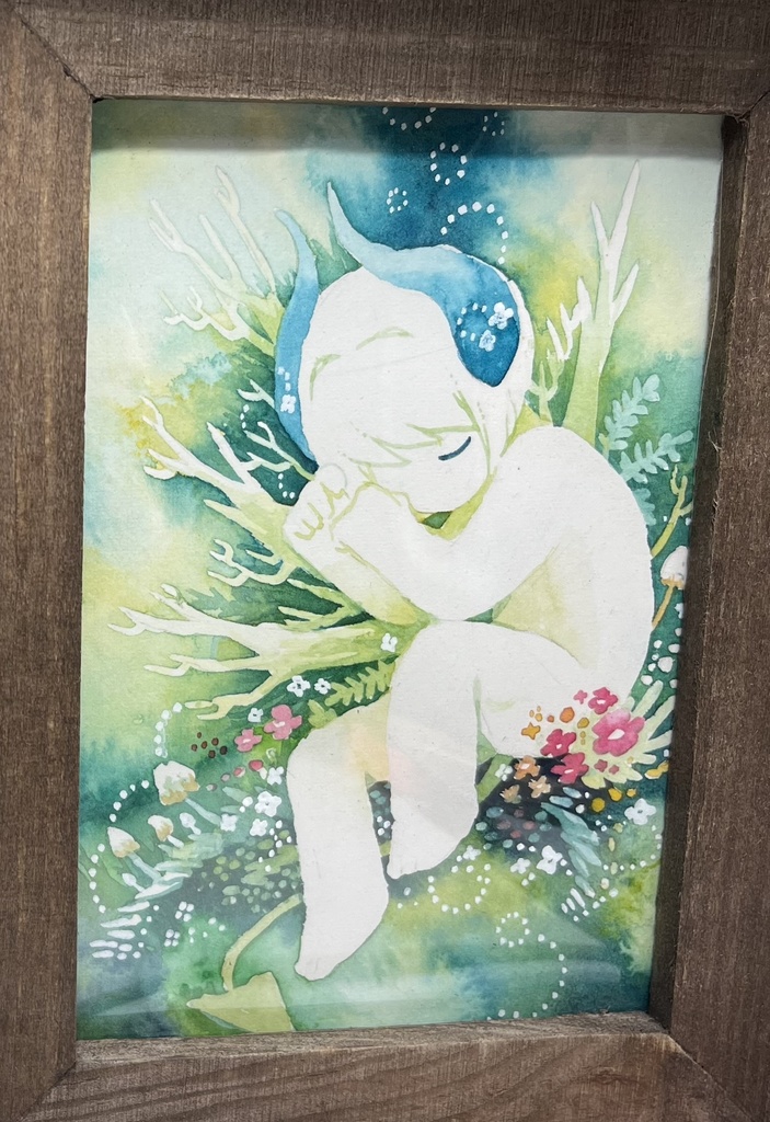 【額装原画】めぶく