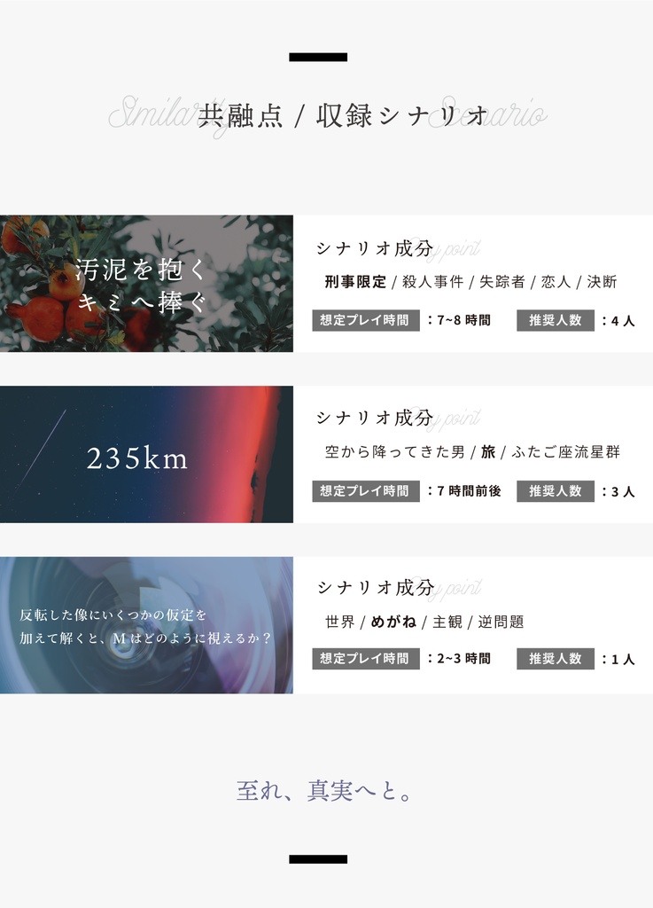 【CoCシナリオ集】共融点