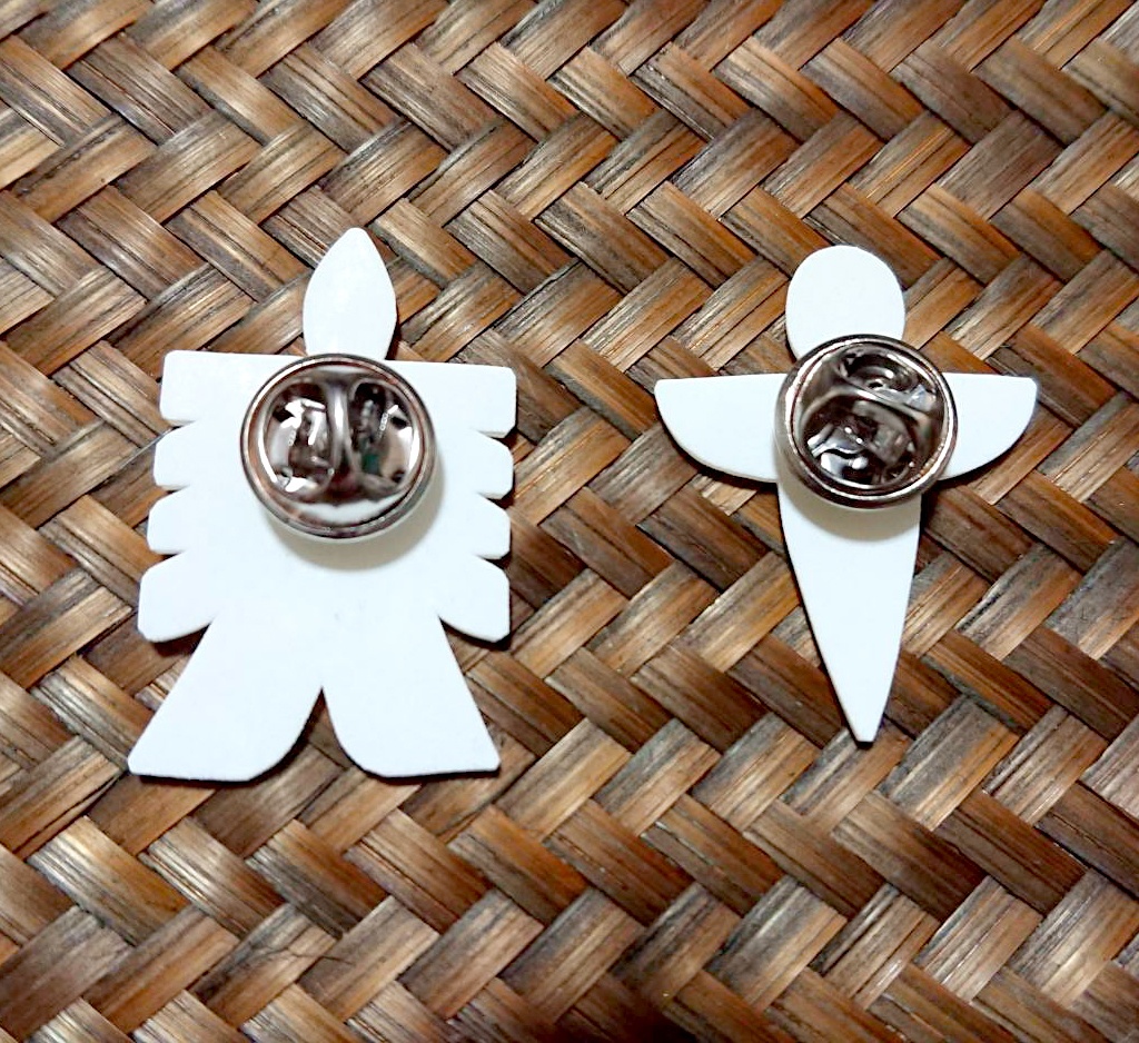 式神ピンバッチ【急急如律令セット・九字切りセット】※送料抜き価格