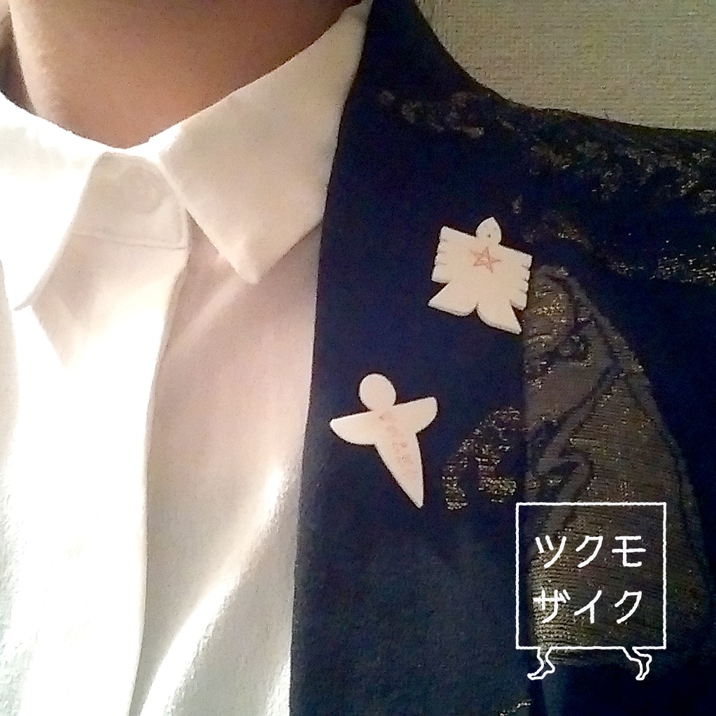 式神ピンバッチ【急急如律令セット・九字切りセット】※送料抜き価格