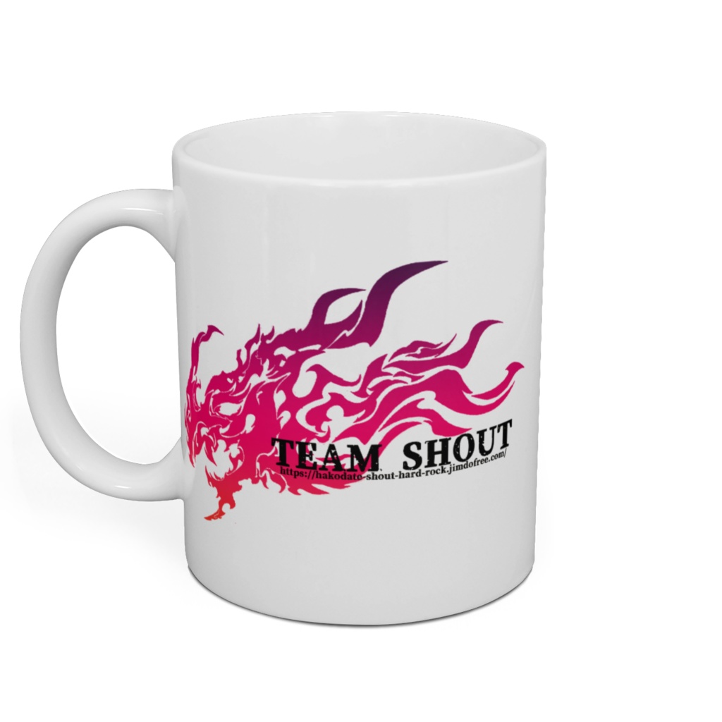 TEAM SHOUT マグカップ「爆音」