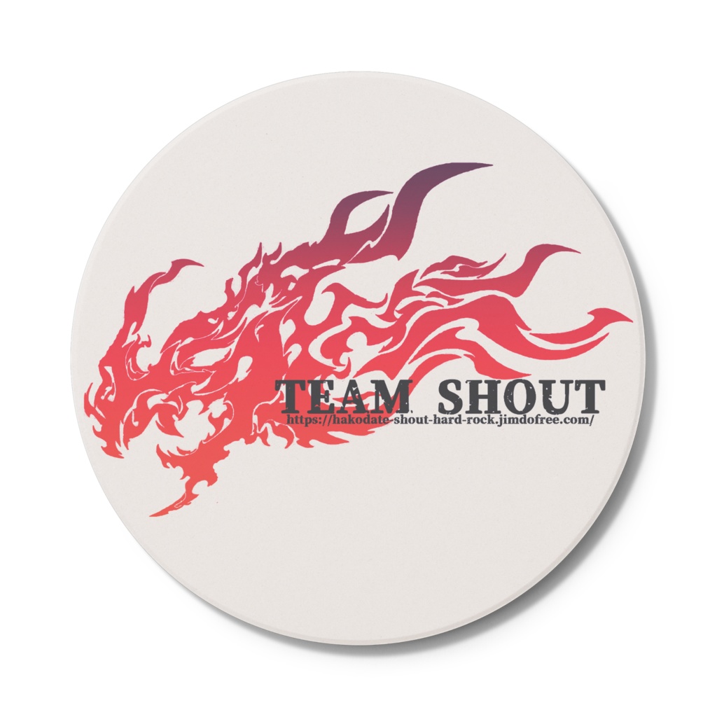 TEAM SHOUT コースター