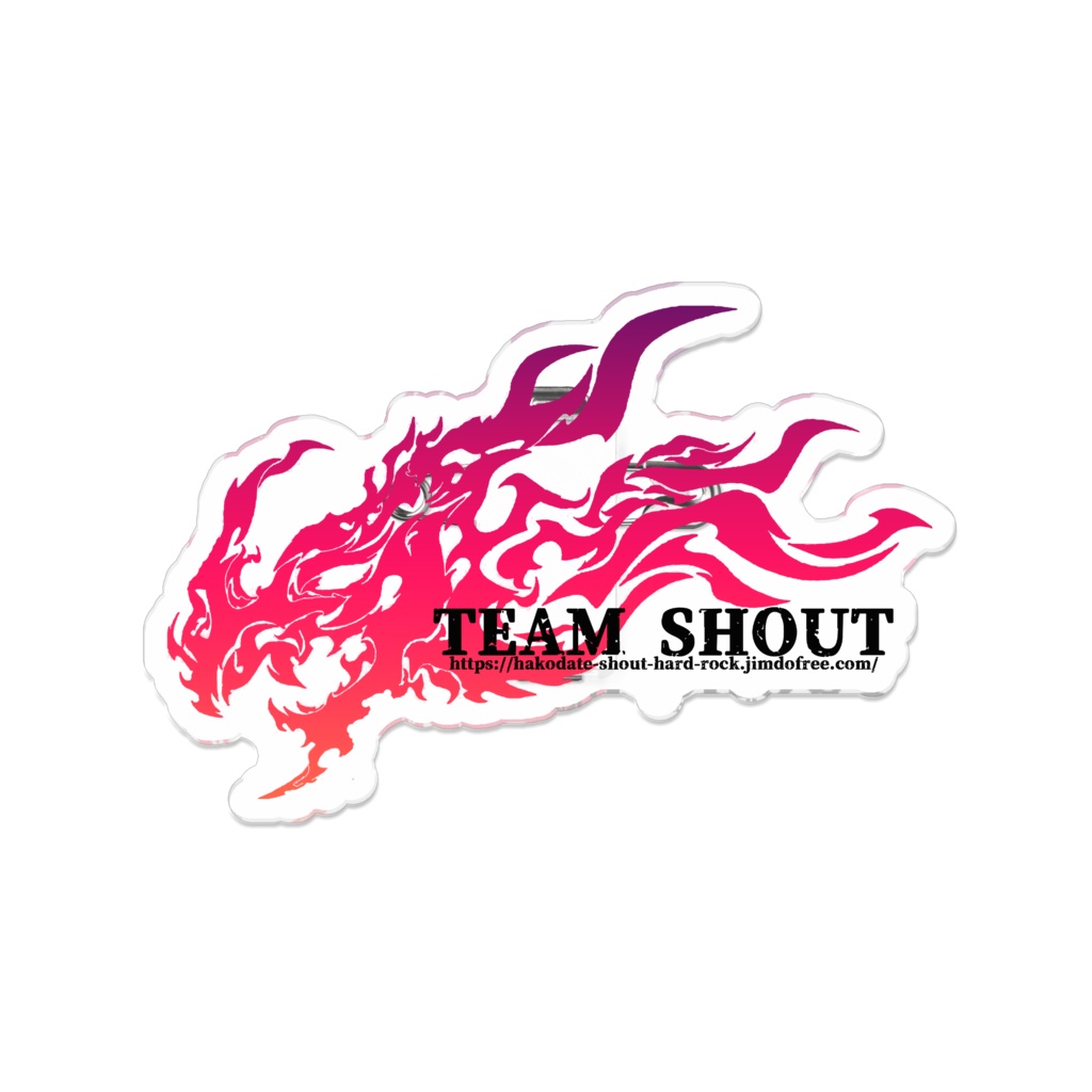 TEAM SHOUTアクリルバッジ