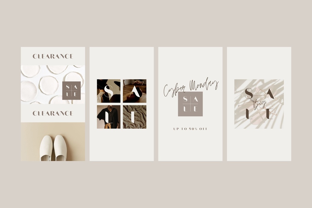 インスタ投稿&ストーリーズ対応セールスプロモーションテンプレート  for Canva