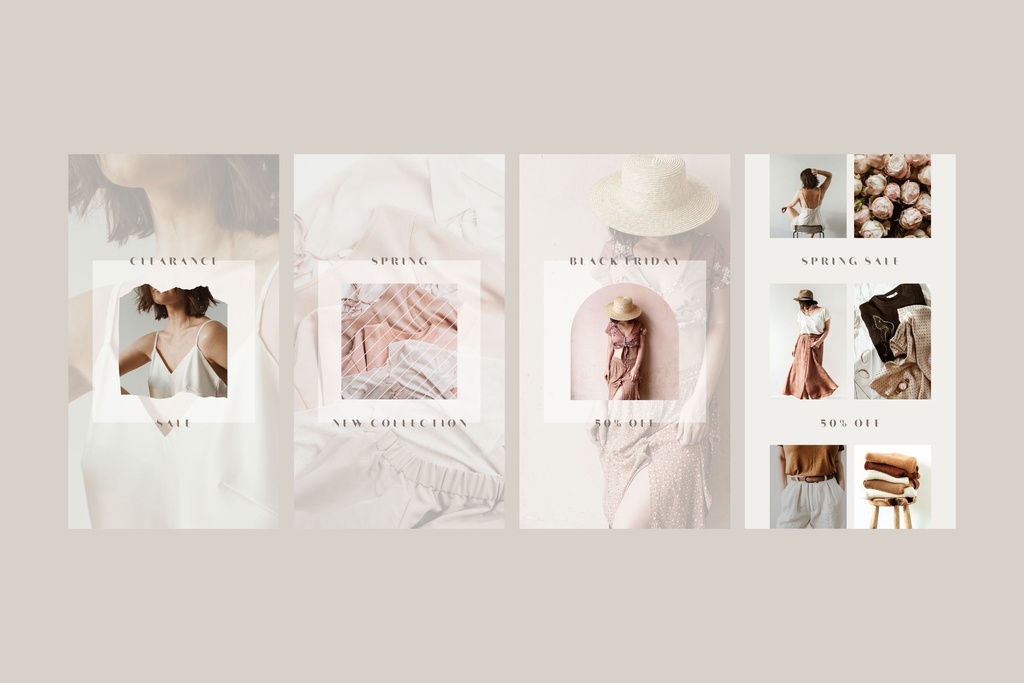 インスタ投稿&ストーリーズ対応セールスプロモーションテンプレート  for Canva