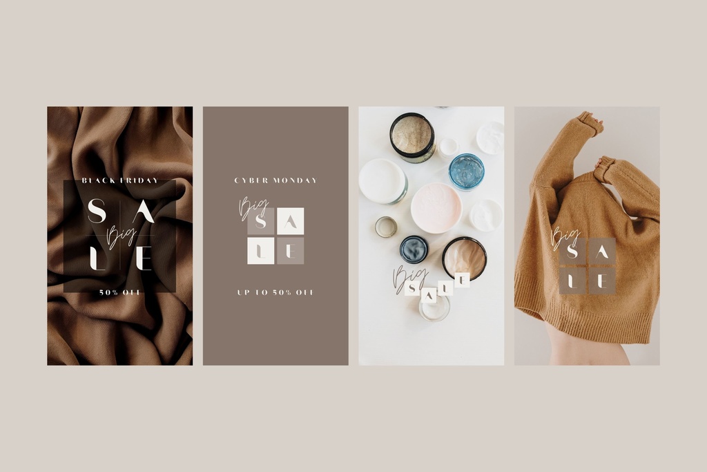 インスタ投稿&ストーリーズ対応セールスプロモーションテンプレート  for Canva