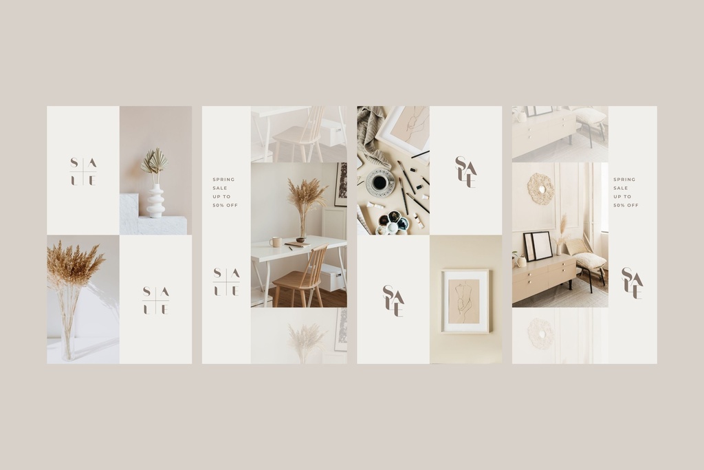 インスタ投稿&ストーリーズ対応セールスプロモーションテンプレート  for Canva