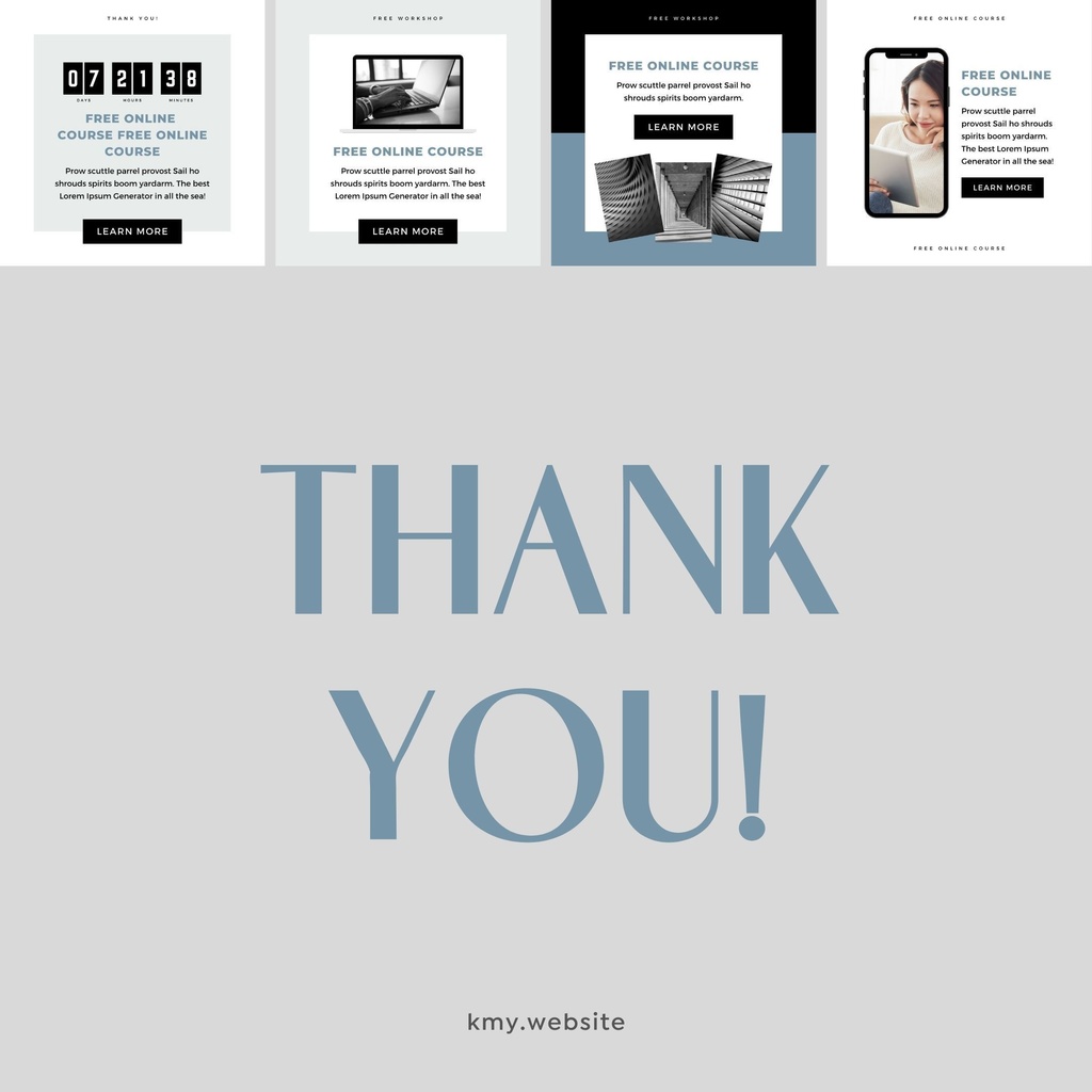 インスタグラムテンプレートCanva投稿サイズ84点セット - Zen