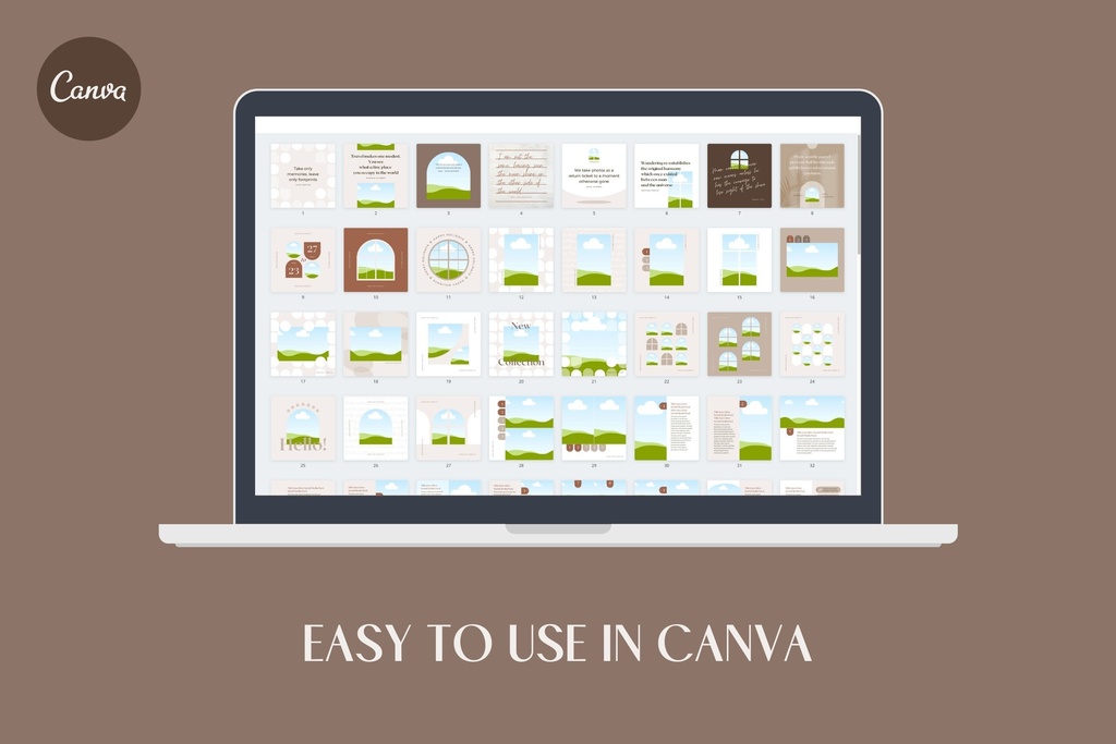 インスタグラム投稿テンプレートCanva100点セット - Shadow