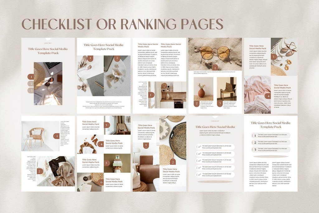 A4&USレター縦位置eBookテンプレートCanva60点セット – Shadow