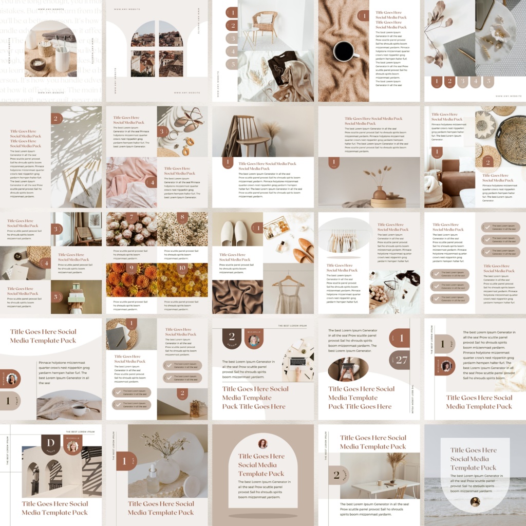 インスタグラム投稿&ストーリーテンプレートCanva300点セット - Shadow