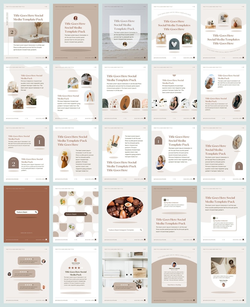 インスタグラム投稿&ストーリーテンプレートCanva300点セット - Shadow