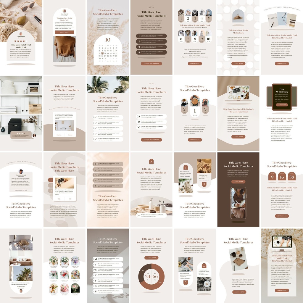 インスタグラム投稿&ストーリーテンプレートCanva300点セット - Shadow