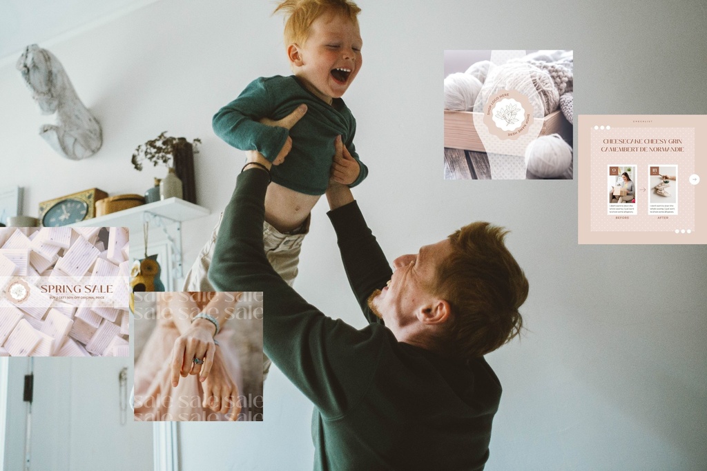 インスタグラム投稿テンプレートCanva100点セット - Dot