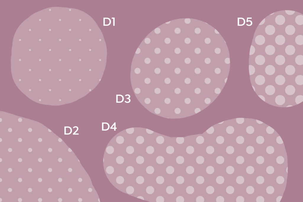 Procreateパターンブラシ20種セット - ドット柄ワックスペーパー風【無料サンプルあり】