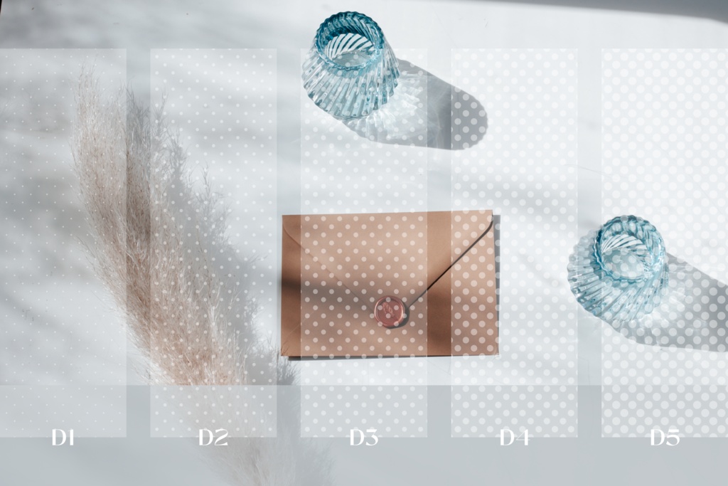 ドット柄ワックスペーパー風オーバーレイ20点セット