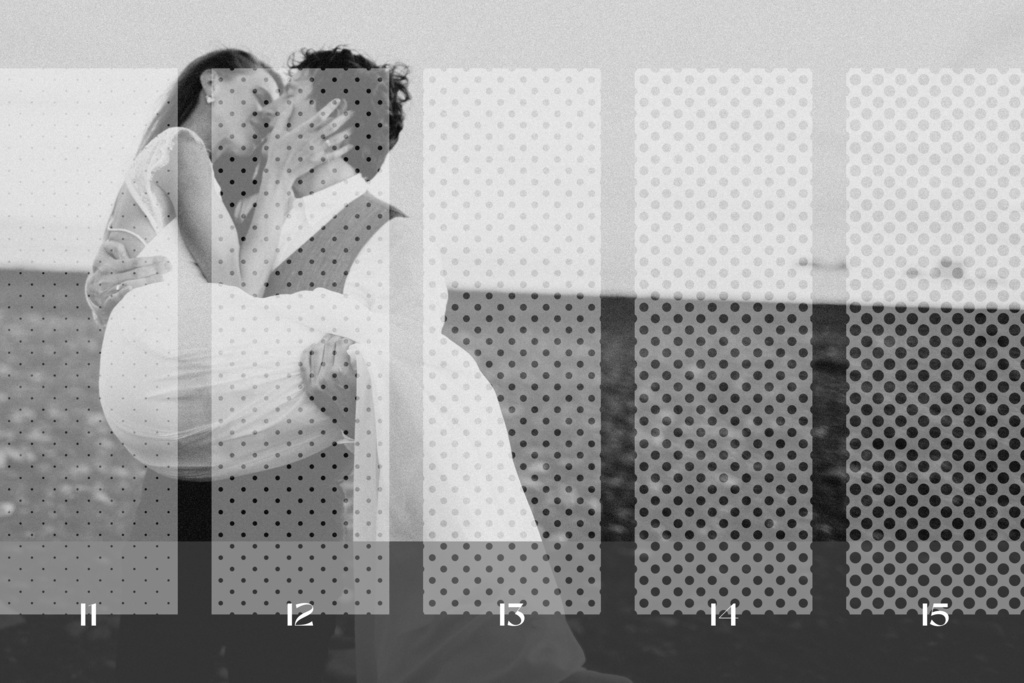 ドット柄ワックスペーパー風オーバーレイ20点セット