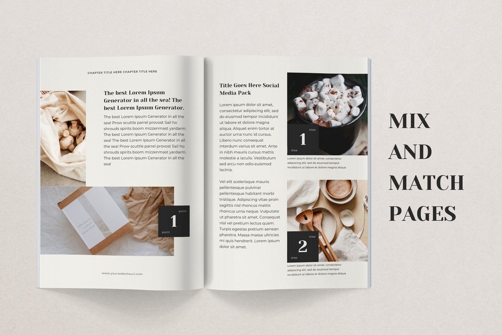 A4&USレター縦位置eBookテンプレートCanva76点セット – カレンダー