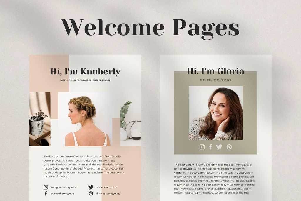 A4&USレター縦位置eBookテンプレートCanva76点セット – カレンダー