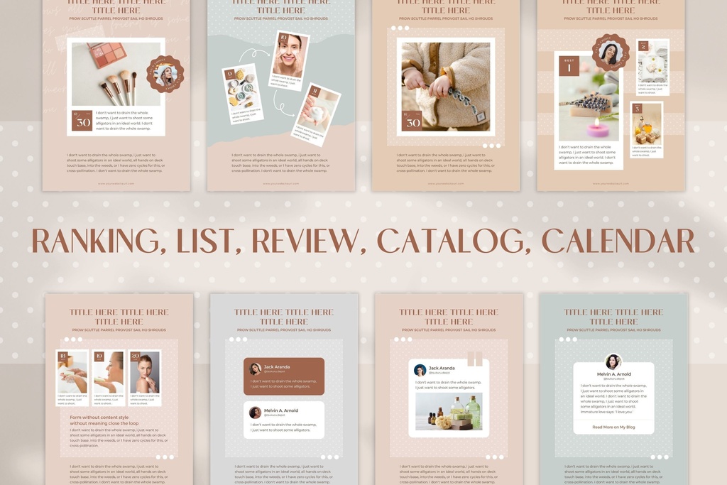 A4&USレター縦位置eBookテンプレートCanva72点セット – Dot