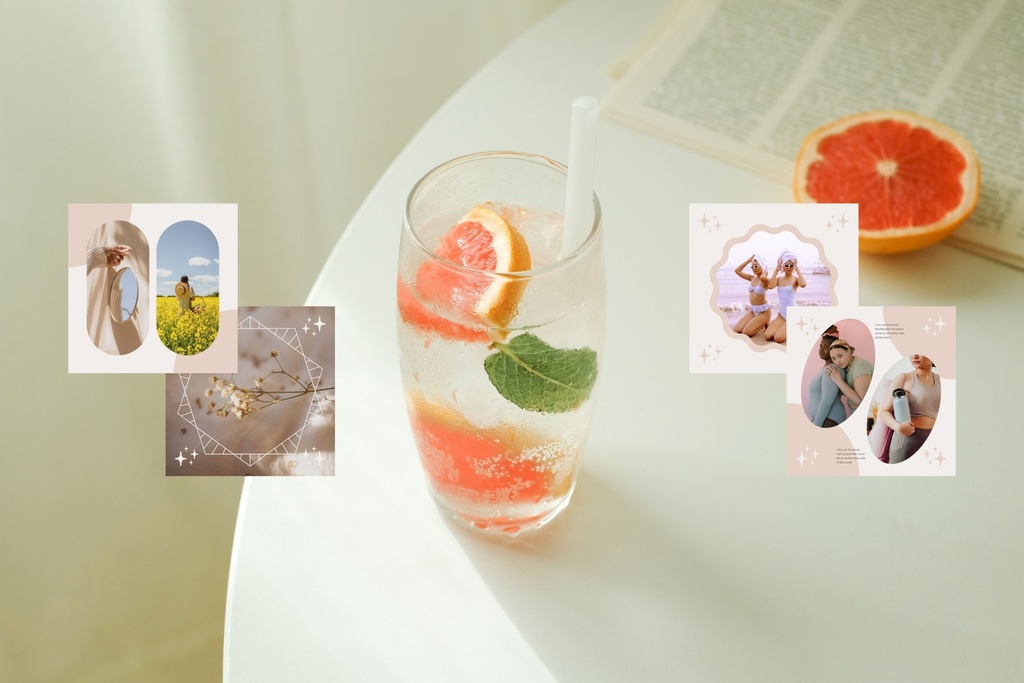 インスタグラムテンプレートCanva投稿サイズ100点セット - Shine