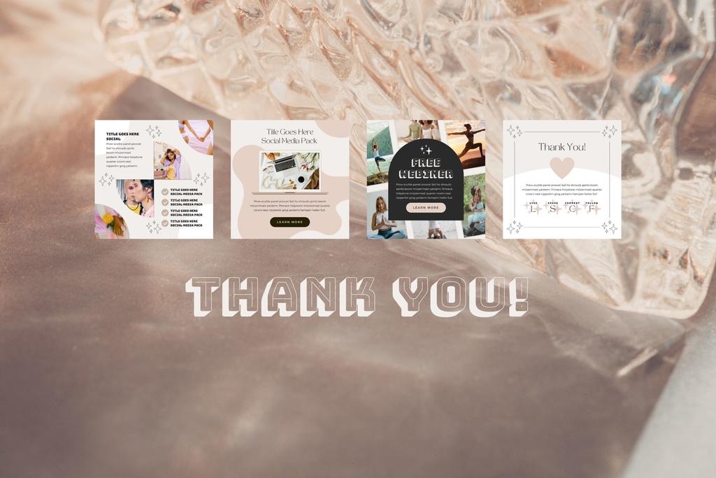 インスタグラムテンプレートCanva投稿サイズ100点セット - Shine