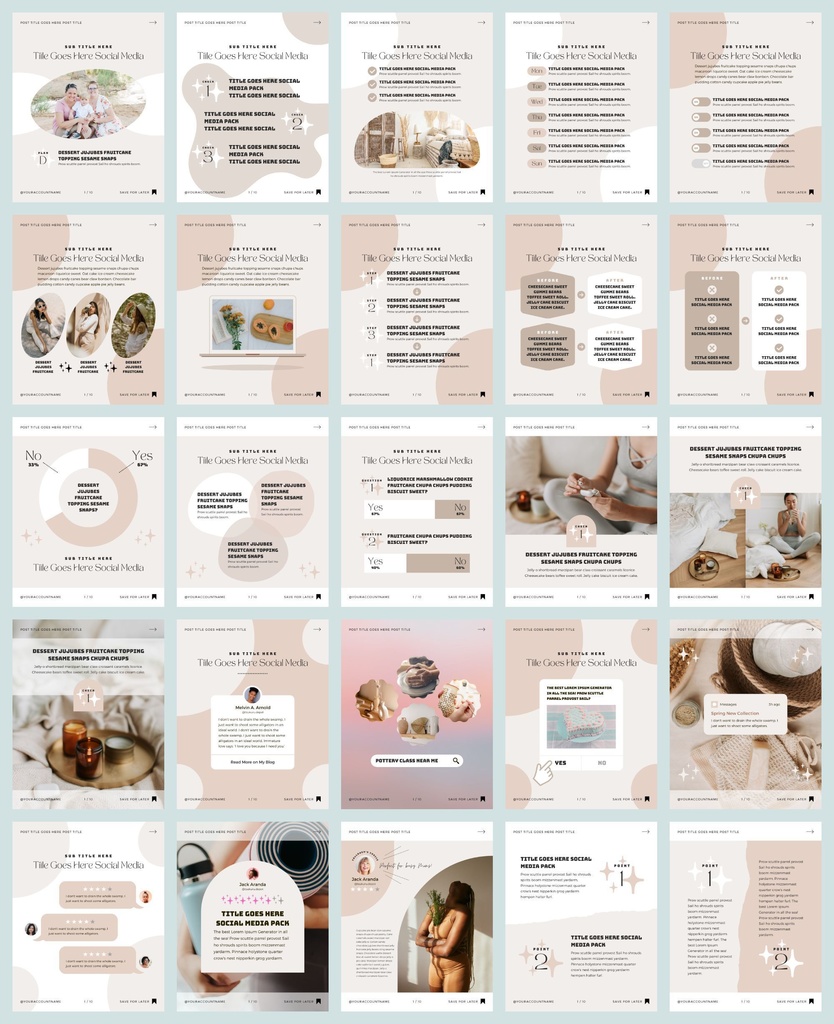 インスタグラムテンプレートCanva投稿&ストーリー300点セット - Shine