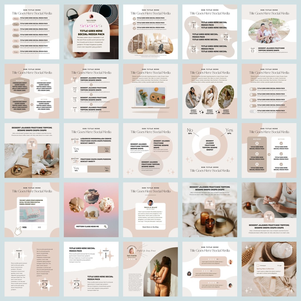 インスタグラムテンプレートCanva投稿&ストーリー300点セット - Shine