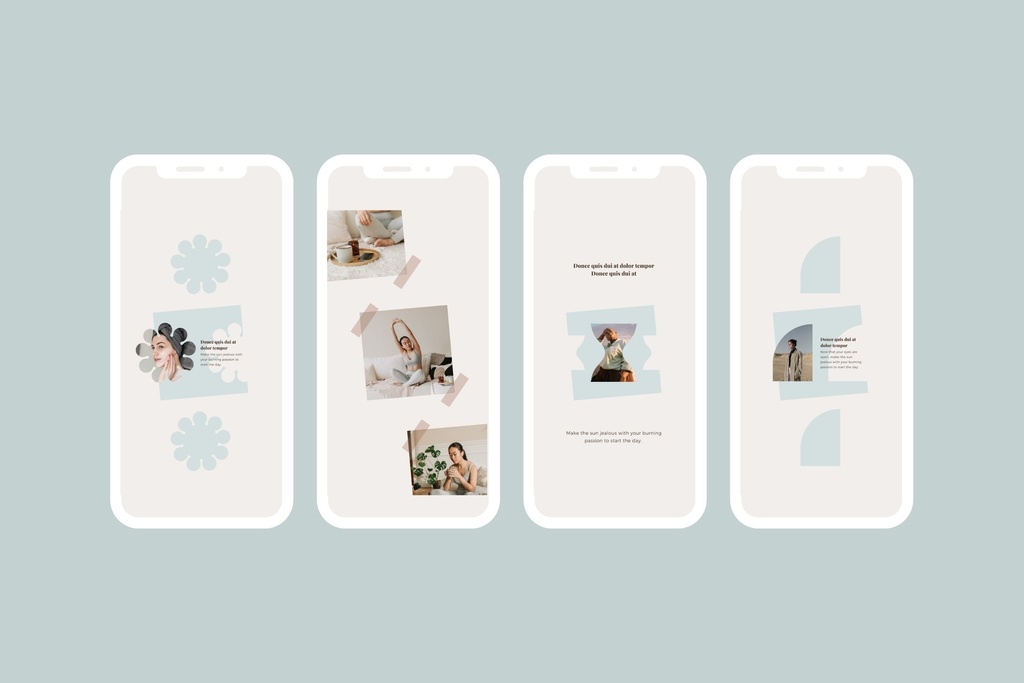インスタグラムテンプレートCanva投稿&ストーリー300点セット - Wabi-sabi