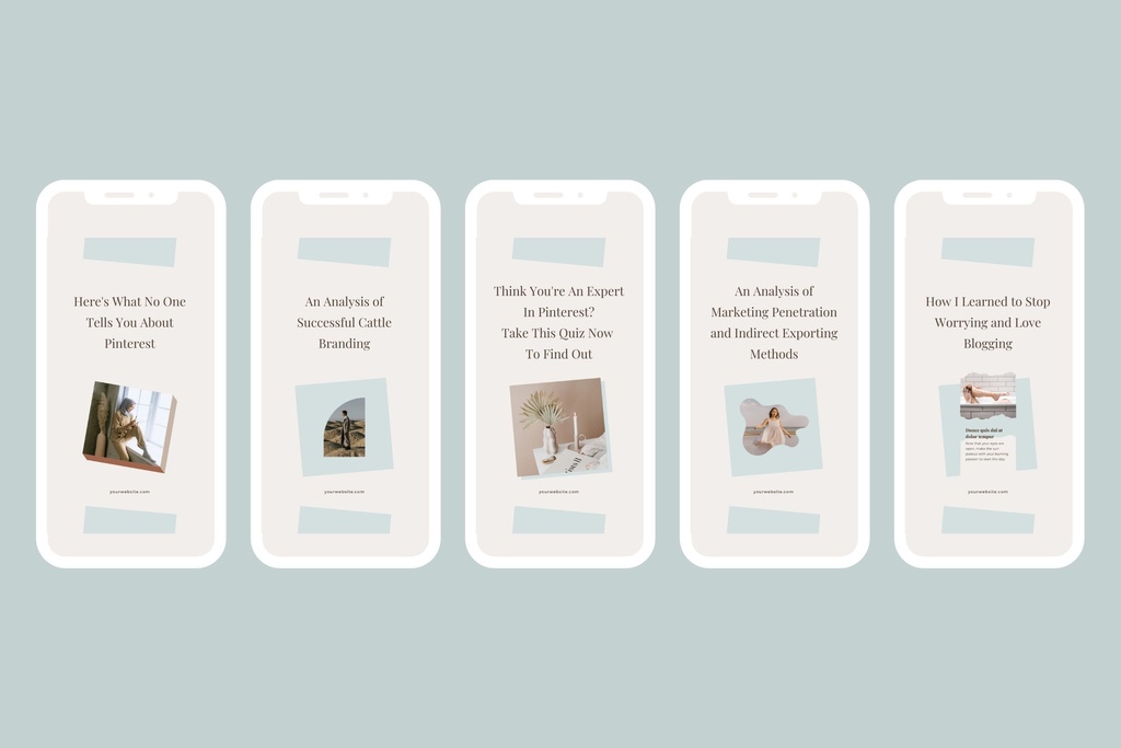 ピンタレストテンプレートCanva200点セット - Wabi-sabi