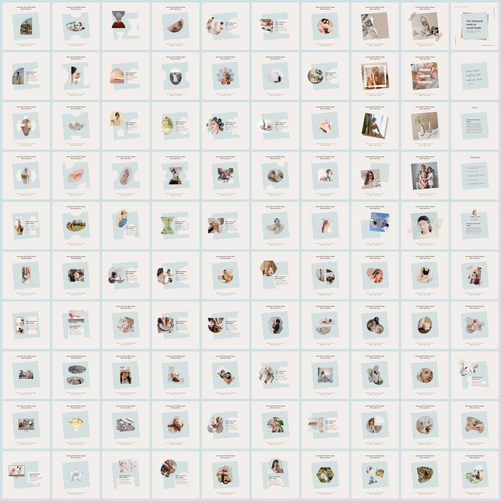 インスタグラム&ピンタレストテンプレートCanva500点セット - Wabi-sabi